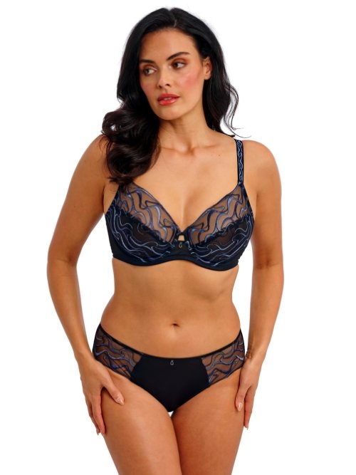 Wacoal Dessous Mayumi navy-blau nicht geformter bh Wacoal Dessous Mayumi navy-blau nicht geformter bh