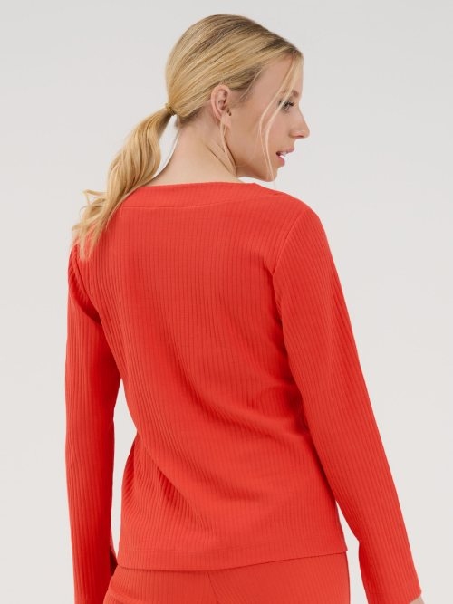 Lisca Lucky orange pyjama-shirt Lisca Lucky orange pyjama-shirt