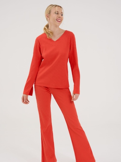 Lisca Lucky orange pyjama-shirt Lisca Lucky orange pyjama-shirt