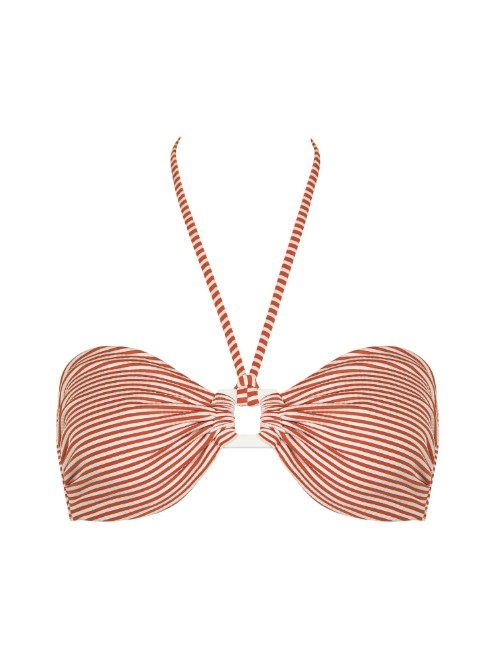 Lisca Bademode Lascari rot/weiß unwattierter bikini bh Lisca Bademode Lascari rot/weiß unwattierter bikini bh