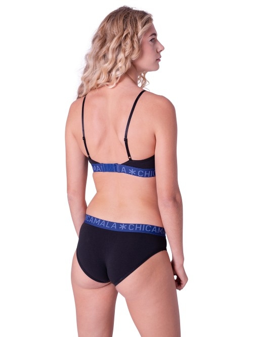 Chicamala Solid schwarz/grün nicht geformter bh Chicamala Solid schwarz/grün nicht geformter bh