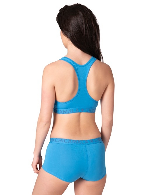 Chicamala Solid blau nicht geformter bh Chicamala Solid blau nicht geformter bh