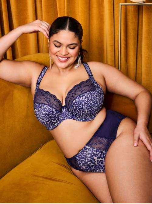 Elomi Lucie navy-blau hoher slip Elomi Lucie navy-blau hoher slip