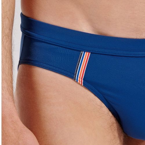 HOM Bademode Nautical Cup navy-blau badeslip HOM Bademode Nautical Cup navy-blau badeslip