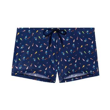 HOM Bademode Summer Navy-Blau Schwimmboxer HOM Bademode Summer Navy-Blau Schwimmboxer