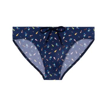 HOM Bademode Summer Navy-Blau Badeslip HOM Bademode Summer Navy-Blau Badeslip