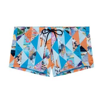 HOM Bademode Port Cros Blau Schwimmboxer HOM Bademode Port Cros Blau Schwimmboxer
