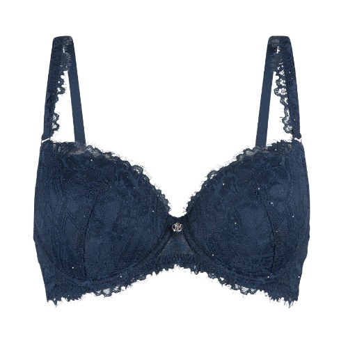 LingaDore Sparkling Blue navy-blau vorgeformter bh LingaDore Sparkling Blue navy-blau vorgeformter bh