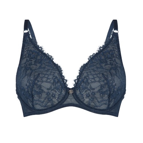 LingaDore Sparkling Blue navy-blau nicht geformter bh LingaDore Sparkling Blue navy-blau nicht geformter bh