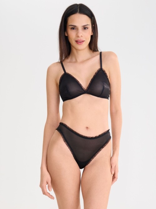 Lisca Shiny Star schwarz string Lisca Shiny Star schwarz string