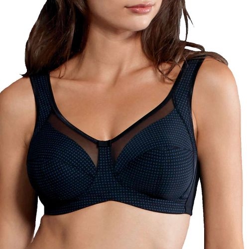 Anita Clara blau/schwarz ohne bügel bh Anita Clara blau/schwarz ohne bügel bh