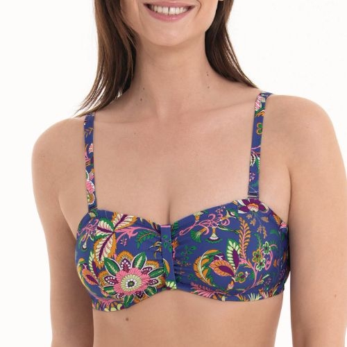 Rosa Faia Bademode Ella blau gemoldefer bikini bh Rosa Faia Bademode Ella blau gemoldefer bikini bh